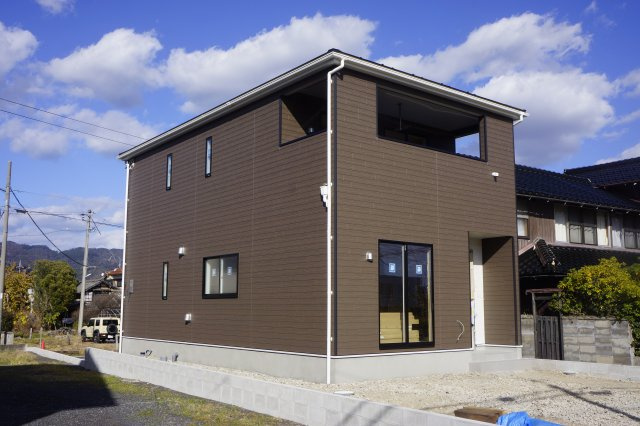 出雲市塩冶町　新築戸建て　令和7年12月完成予定の外観|令和7年11月23日現在