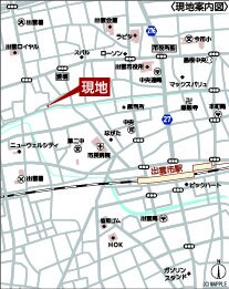 出雲市塩冶町　新築戸建て　令和7年12月完成予定の地図