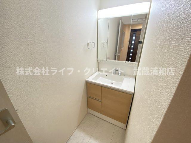 マイホームネクスト桜区新開の独立洗面台