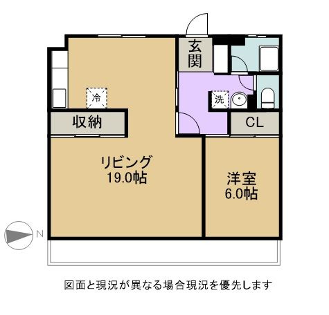コア石芝の間取り