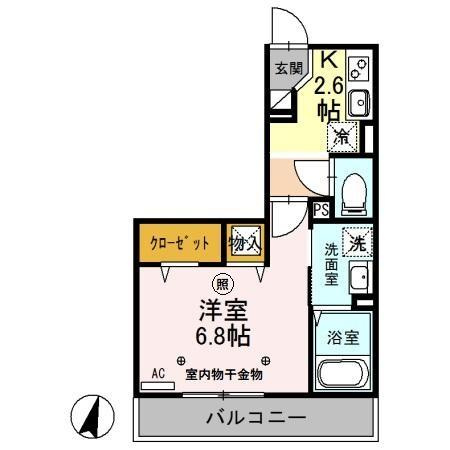 さいたま市南区文蔵２丁目のハイツの間取り