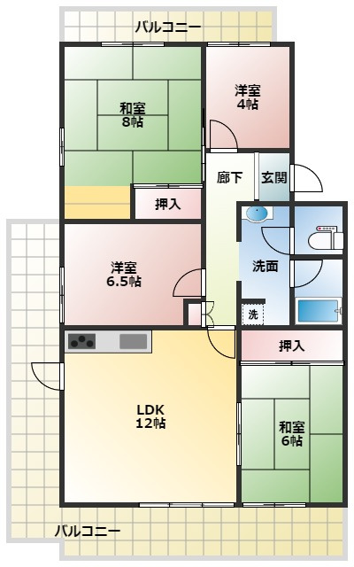 神戸市垂水区本多聞４丁目の賃貸マンション