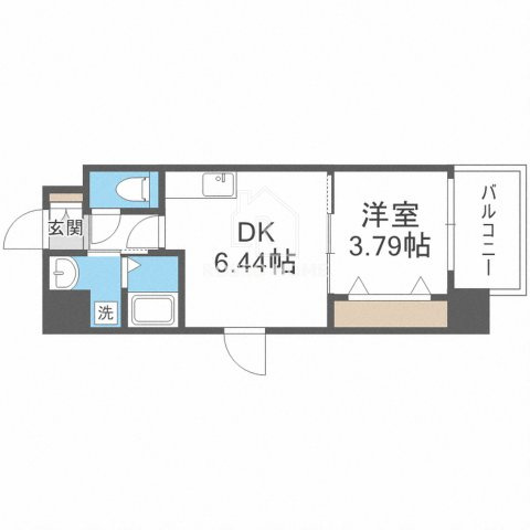 グランステディ城東中央の間取り