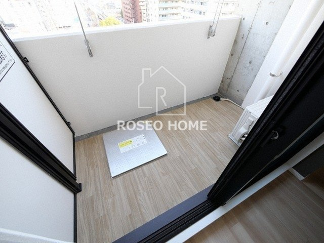 グランステディ城東中央のバルコニー