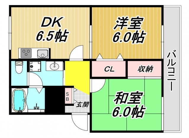青葉ハイツの間取り