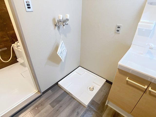 千歳山マンションの洗面所