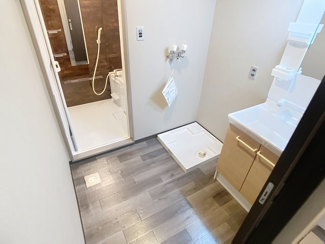 千歳山マンションの洗面所