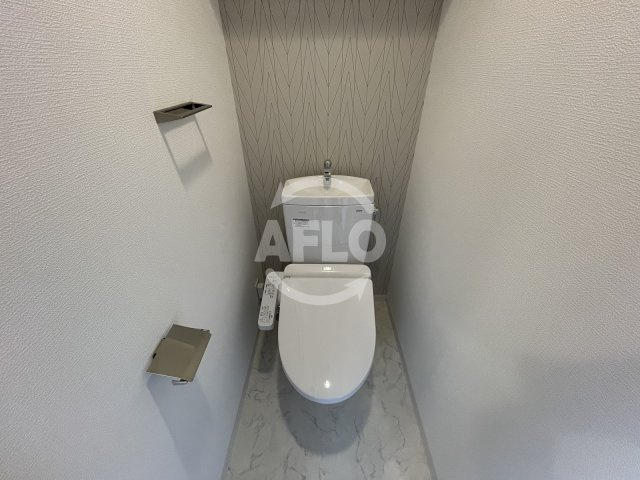 サムティ福島Rufle(ルフレ)のトイレ|サムティ福島Rufle(ルフレ)　温水洗浄便座