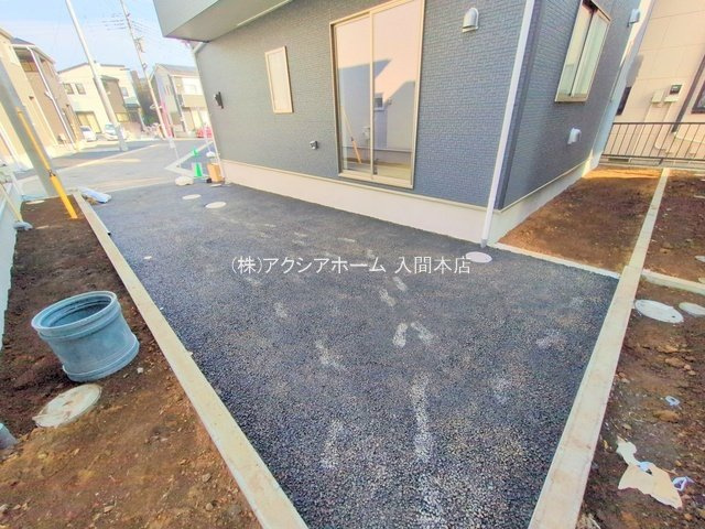 入間市小谷田1丁目・全8棟　新築一戸建　3号棟の駐車場|現地写真（2025年9月18日撮影）