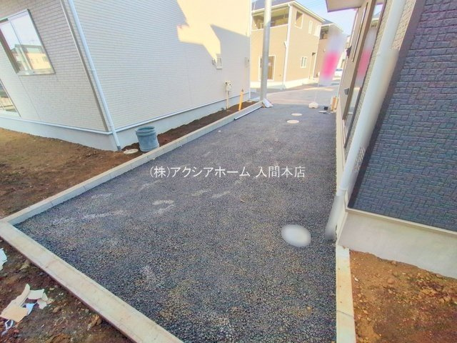 入間市小谷田1丁目・全8棟　新築一戸建　3号棟の駐車場|現地写真（2025年9月18日撮影）