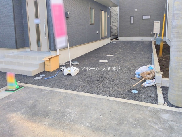 入間市小谷田1丁目・全8棟　新築一戸建　3号棟の駐車場|現地写真（2025年9月18日撮影）