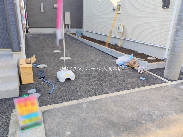 入間市小谷田1丁目・全8棟　新築一戸建　3号棟の駐車場|現地写真（2025年9月18日撮影）