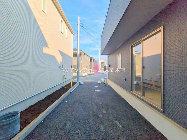 入間市小谷田1丁目・全8棟　新築一戸建　3号棟の駐車場|現地写真（2025年9月18日撮影）