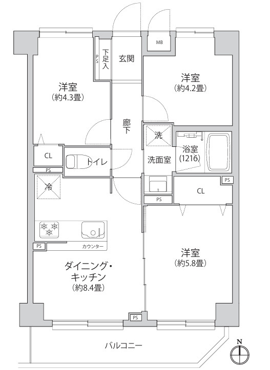 コスモ堀切菖蒲園駅前