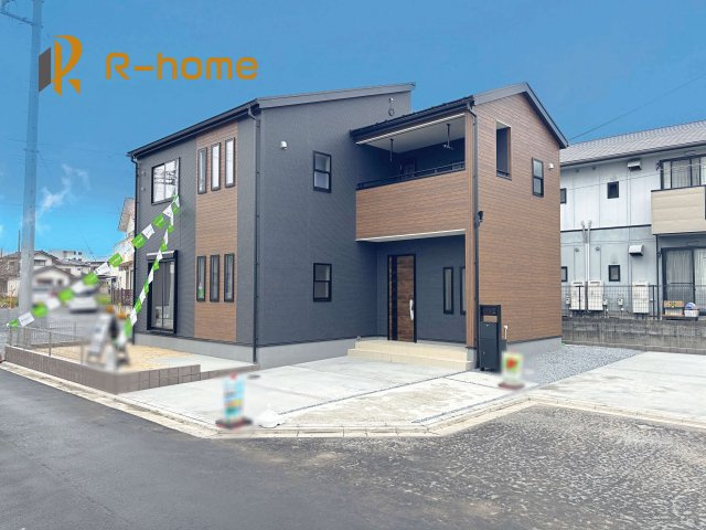 水戸市見川12期　新築戸建て　1号棟の外観|ご予約を頂ければ、『平日』はもちろん『早朝』や『夜間』もご見学可能です♪お気軽にお申し付けください♪