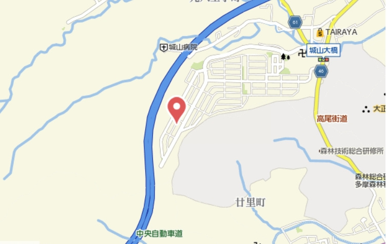 祝：成約済み　八王子市　元八王子町　中古戸建の地図|～仲介手数料無料☆八王子ひなた不動産～八王子市元八王子町　中古戸建