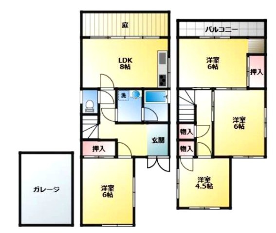 【間取り】 | 堺市中区深阪6丁戸建