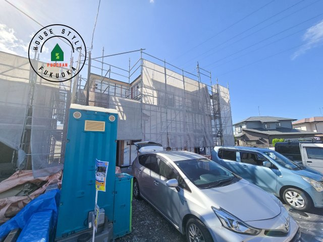 福津市福間南5丁目第5-3棟（2号棟）の外観|デザイン性のある外観です。