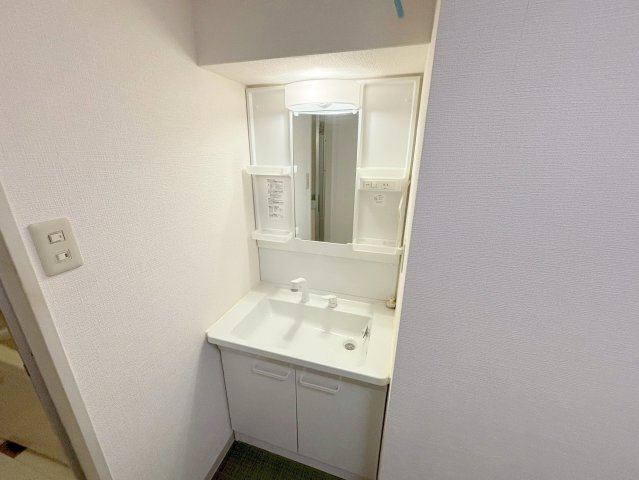 ベルフラワー山下の洗面所