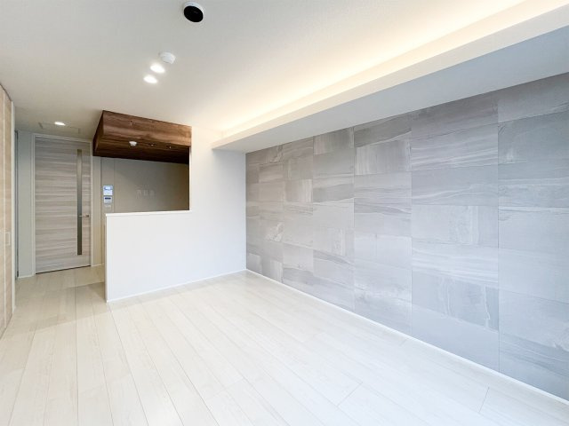 アルビオン　コートの居間・リビング|ＩＯＴ対応で外出先から家電製品を操作可能♪