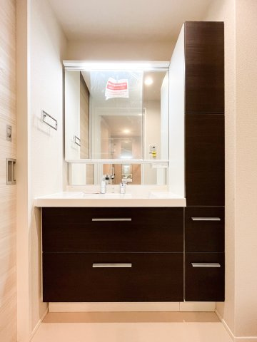 アルビオン　コートの独立洗面台|３面鏡のシャンプードレッサー♪パントリー有り