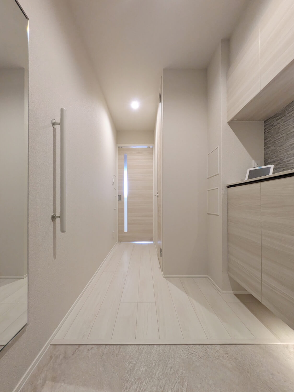 アルビオン　コートの玄関|全身ミラー♪大容量のシューズBOX