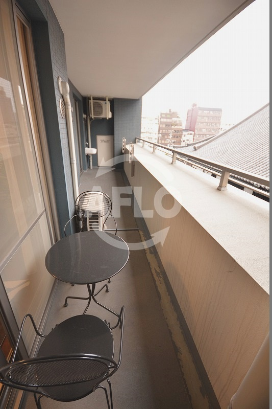 カスタリア上町台のバルコニー|カスタリア上町台　バルコニー