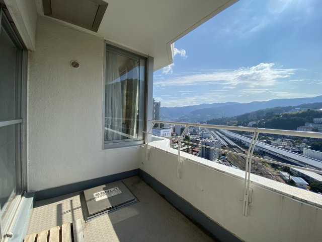 熱海プラザのバルコニー