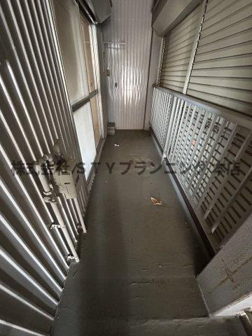 仲介手数料０円！コーポおおくらのバルコニー