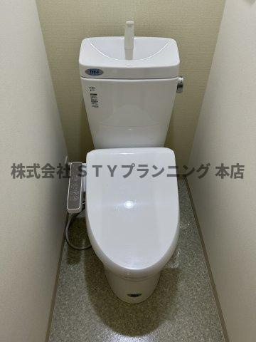 仲介手数料０円！コーポおおくらのトイレ