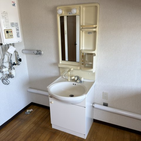 ハイツタイセイ（蘭西）の洗面所