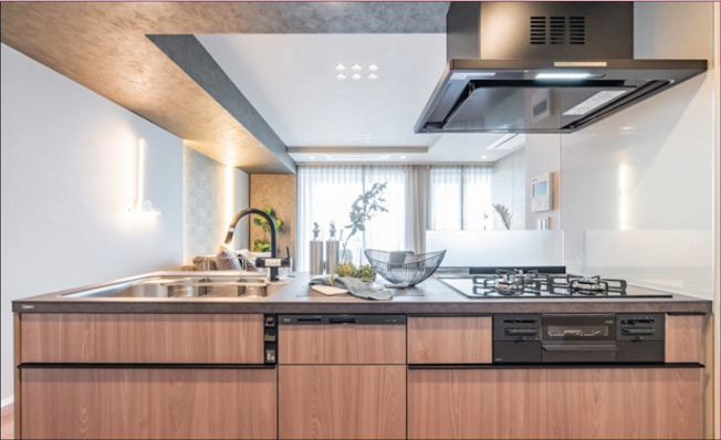 【キッチン】 | ★仲介手数料無料★パークコート千代田富士見ザ・タワー（皇居・北の丸公園・千鳥ヶ淵を望める　南東向き29F）