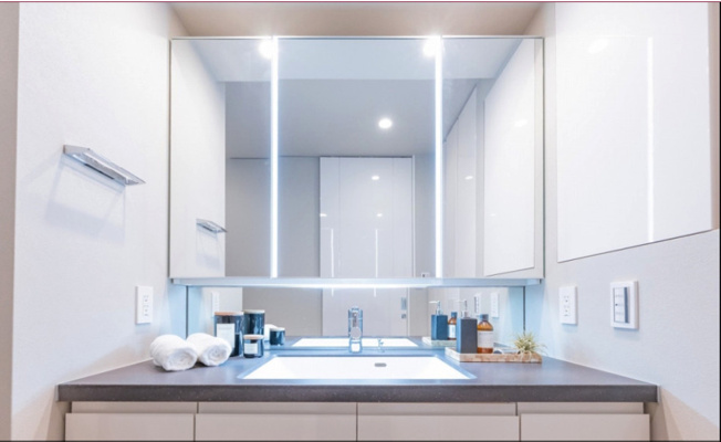 【独立洗面台】 | ★仲介手数料無料★パークコート千代田富士見ザ・タワー（皇居・北の丸公園・千鳥ヶ淵を望める　南東向き29F）