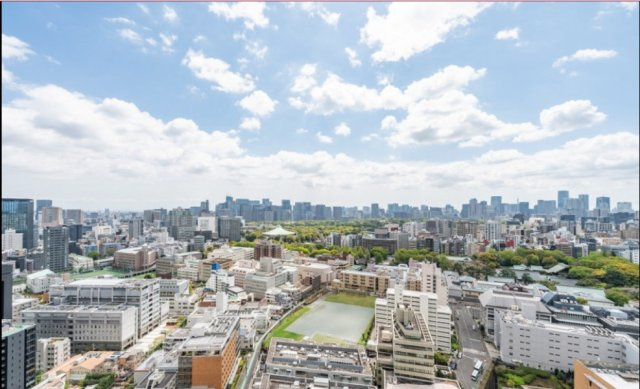 【展望】 | ★仲介手数料無料★パークコート千代田富士見ザ・タワー（皇居・北の丸公園・千鳥ヶ淵を望める　南東向き29F）