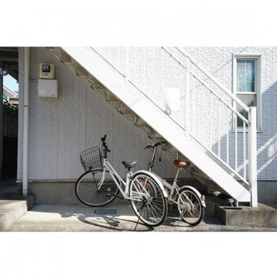 【外観】 | ユーハイツ | 駐輪スペース