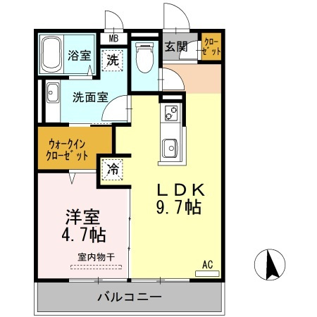 アースガーデンＳＯＪＡの間取り