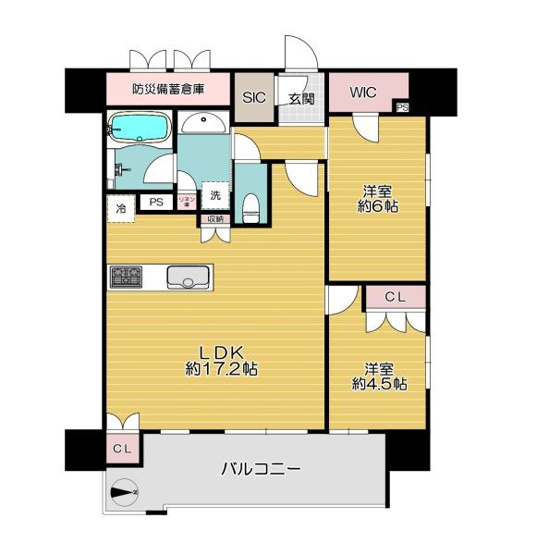 【間取り】 | レ・ジェイド緑橋駅前