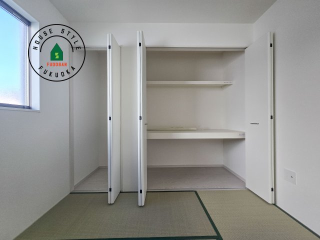 古賀市天神4丁目第2-2棟(2号棟）の収納|大きなスペースがあり、収納には困りません。