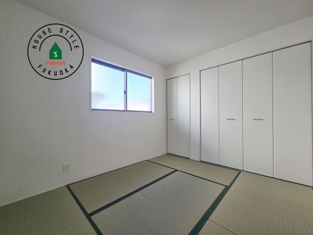 古賀市天神4丁目第2-2棟(2号棟）の和室|柔らかい畳が心地よい和室