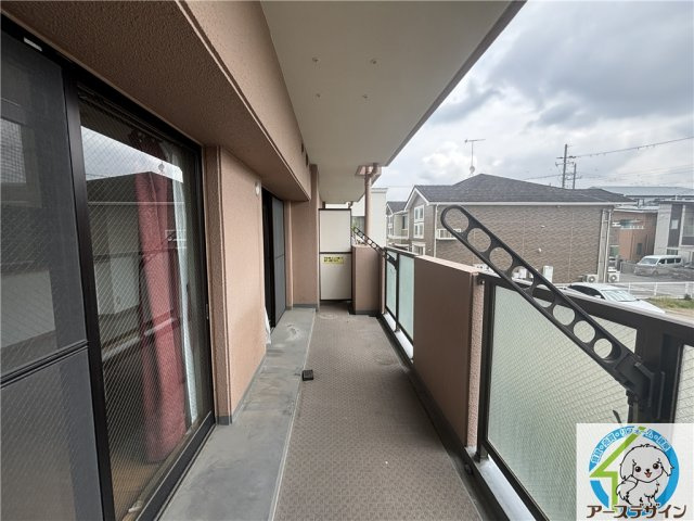 ネオハイツ明石・魚住のバルコニー