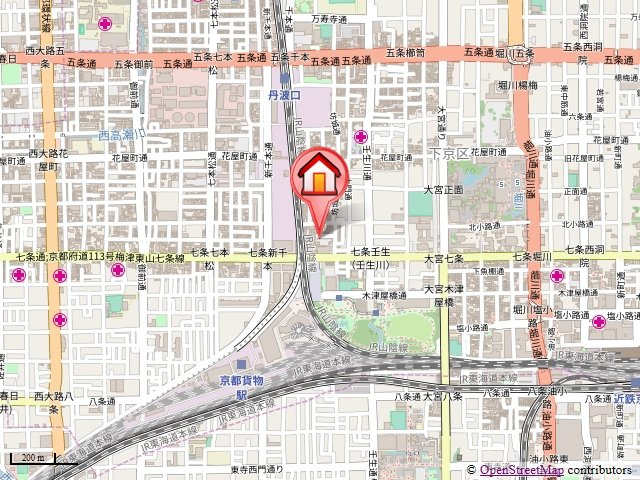 Sunlit朱雀（サンリット朱雀）の地図