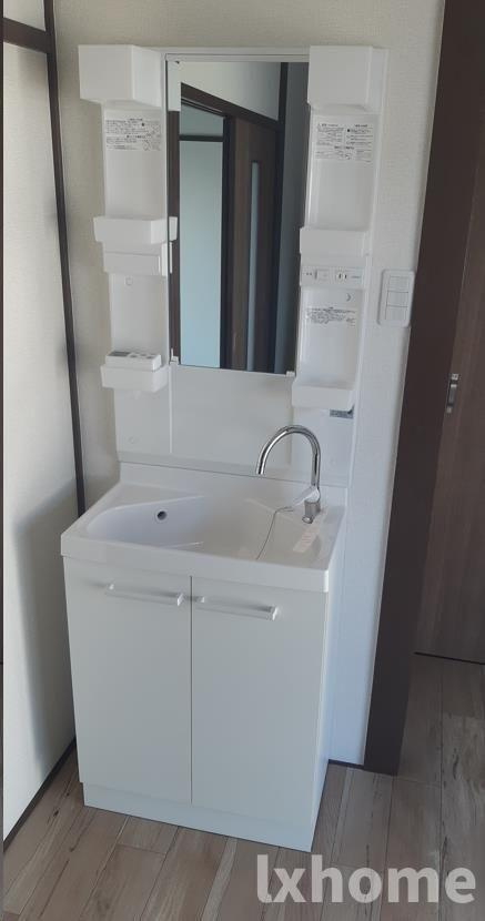 辻子マンションの洗面所|使いやすい洗面所です