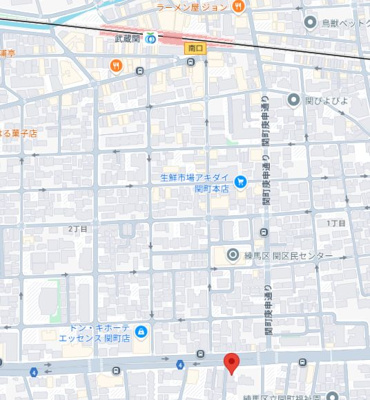 【地図】 | スカイコート武蔵関伊勢亀ビル