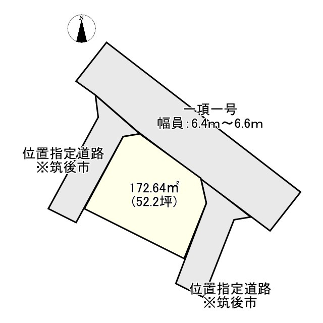 熊野　古家付土地の土地図