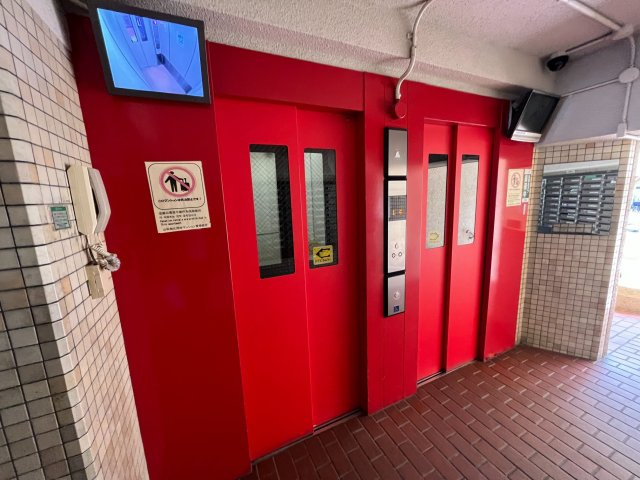 椥辻駅徒歩７分◆７階建てマンション最上階◆リノベーション済み南向き２ＬＤＫ住戸◆山科椥辻団地A棟のその他共用部分|エレベーター