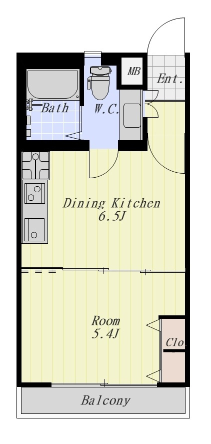R’ s court 202号室の間取り