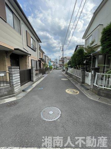 小田原市国府津　戸建の前面道路含む現地写真|前面道路含む現地写真です