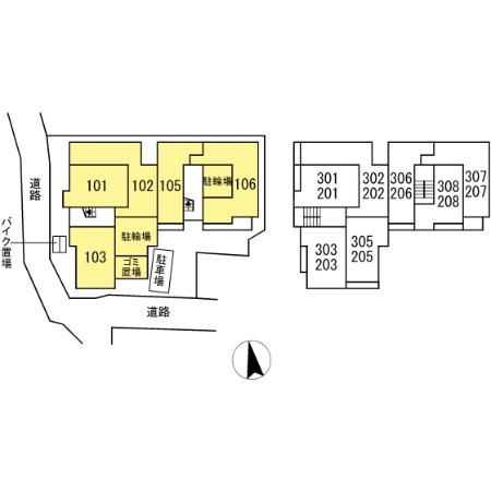 セレスティア東向島の区画図|区画図