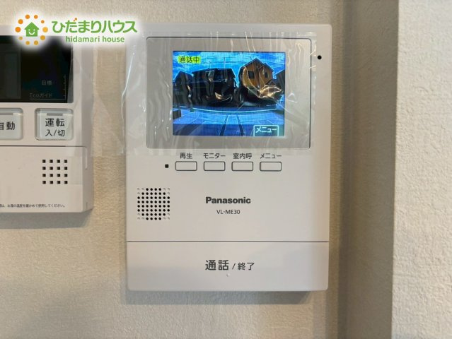 熊谷市大原　第6期　新築一戸建て　ワイウッドコート　01のセキュリティ|録画付きTVモニター付きインターホンで防犯面も安心♪
