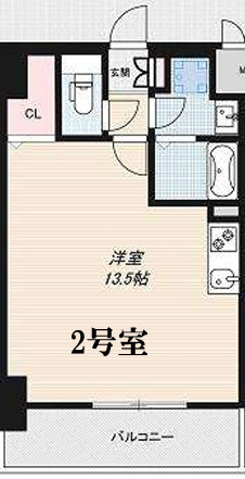 レジデンスh忍町の間取り